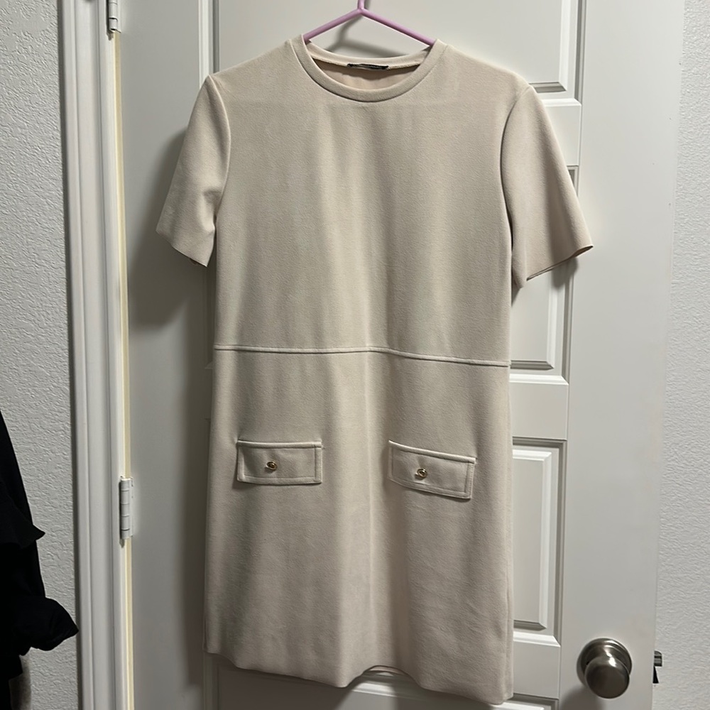Zara Faux Suede Dress